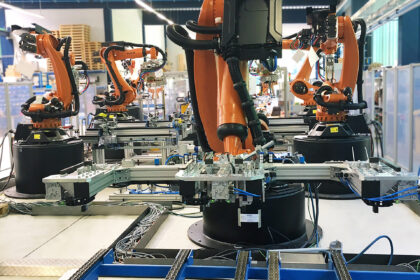 Roboter der zukünftigen Produktionsstraße